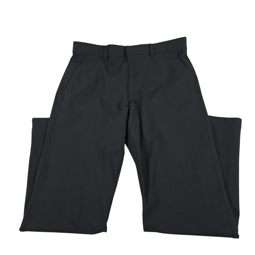 Under Armour Storm Mens Black Golf Pants Flat Front Straight Leg Size 36W 32L